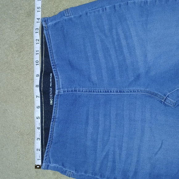 INC Denim Pull-on Flare Leg Jeans - 6P - Picture 8 of 8